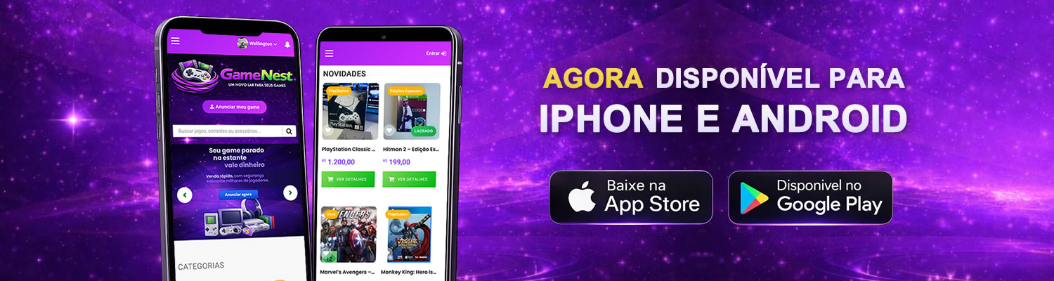 GameNest agora no IPHONE e ANDROID
