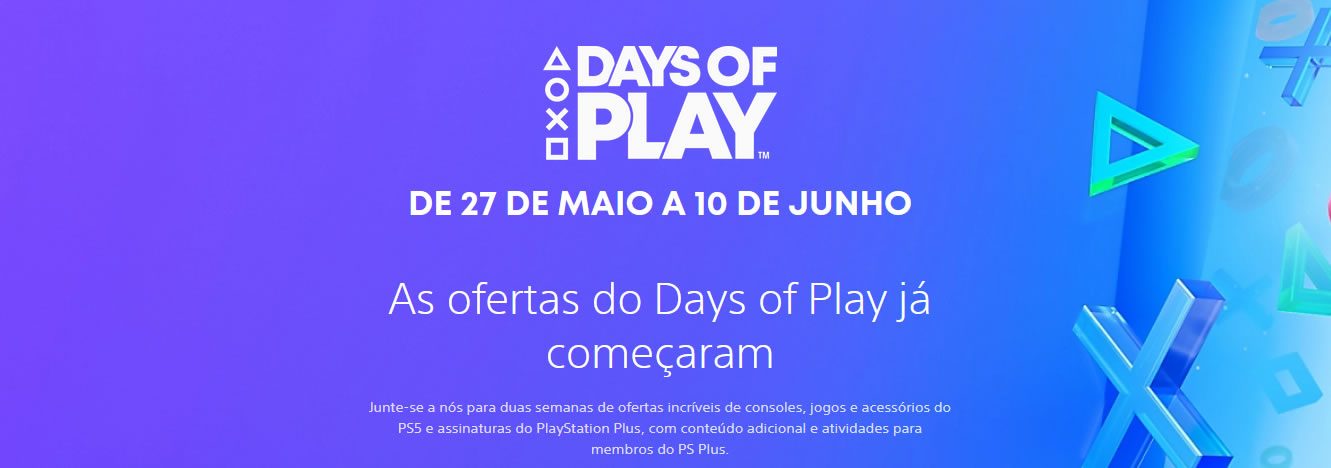 Days of Play: Sony lança uma das ofertas mais aguardadas do ano na PS Store