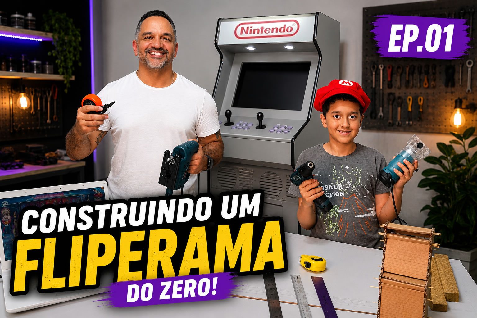 Construindo um Fliperama Arcade do Zero - Episódio 01 | O Projeto Começa