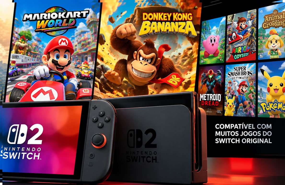 Nintendo Switch 2 vale a pena em 2026? Preço, jogos, vantagens e desvantagens