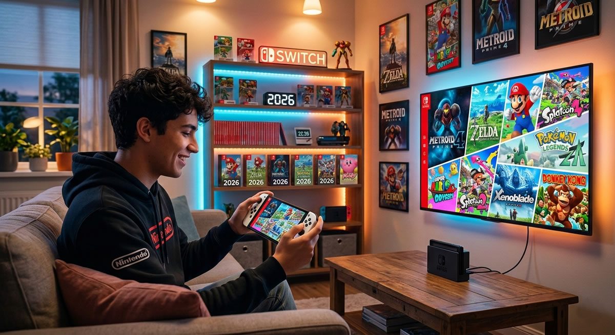 Os 15 melhores jogos de Nintendo Switch para jogar em 2026