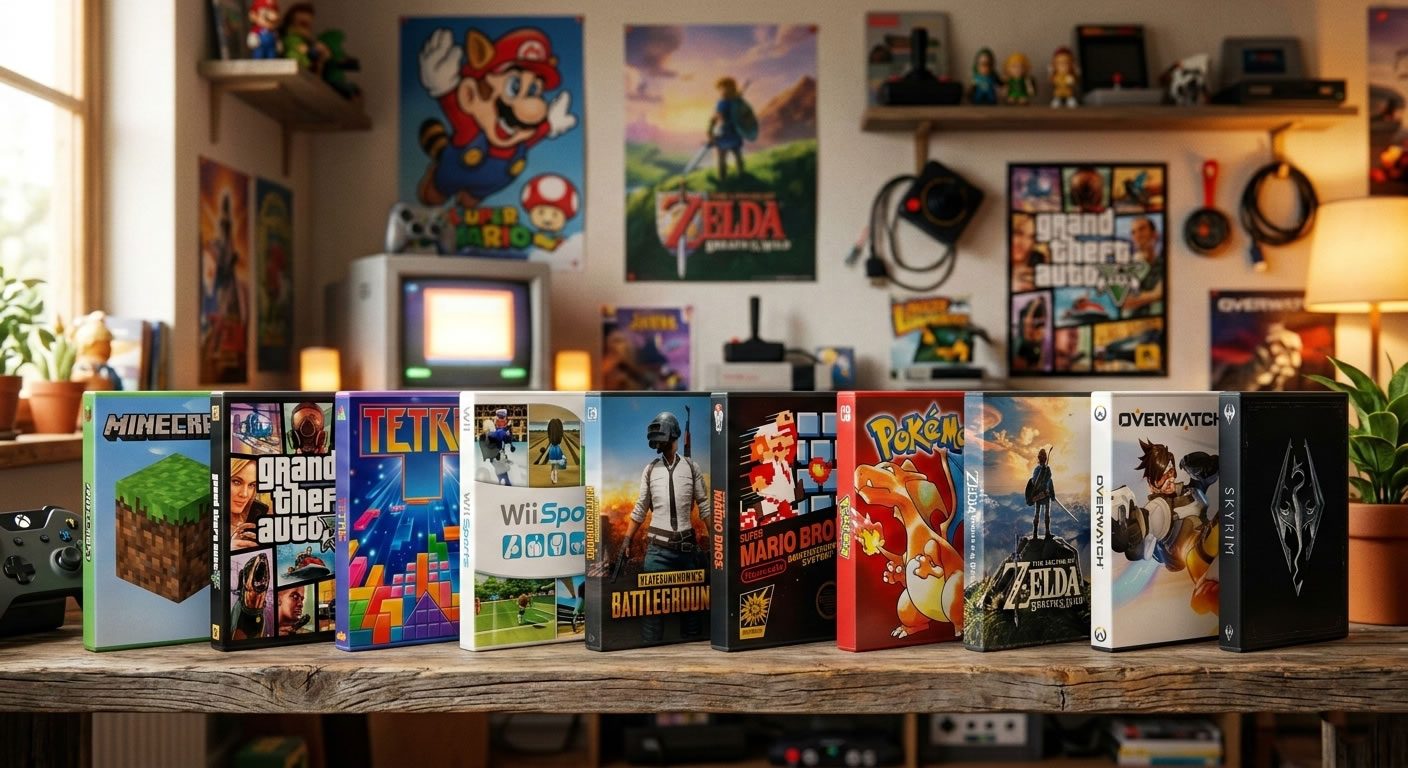 Os jogos mais vendidos da história dos videogames