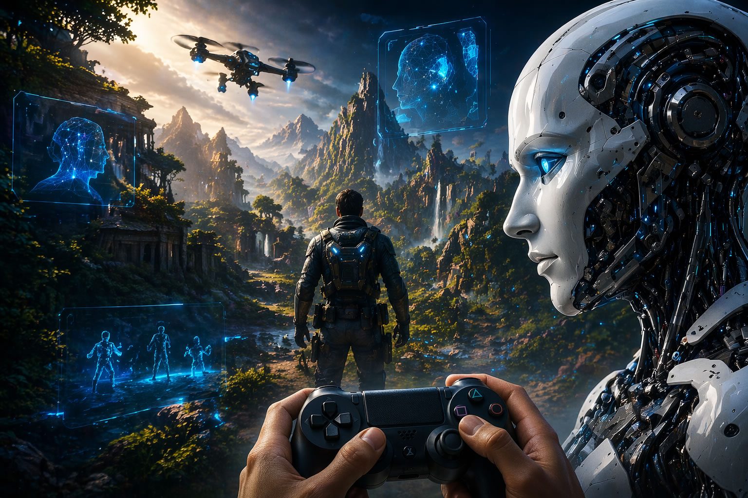 Os jogos estão ficando inteligentes? Como a IA está mudando tudo nos games em 2026